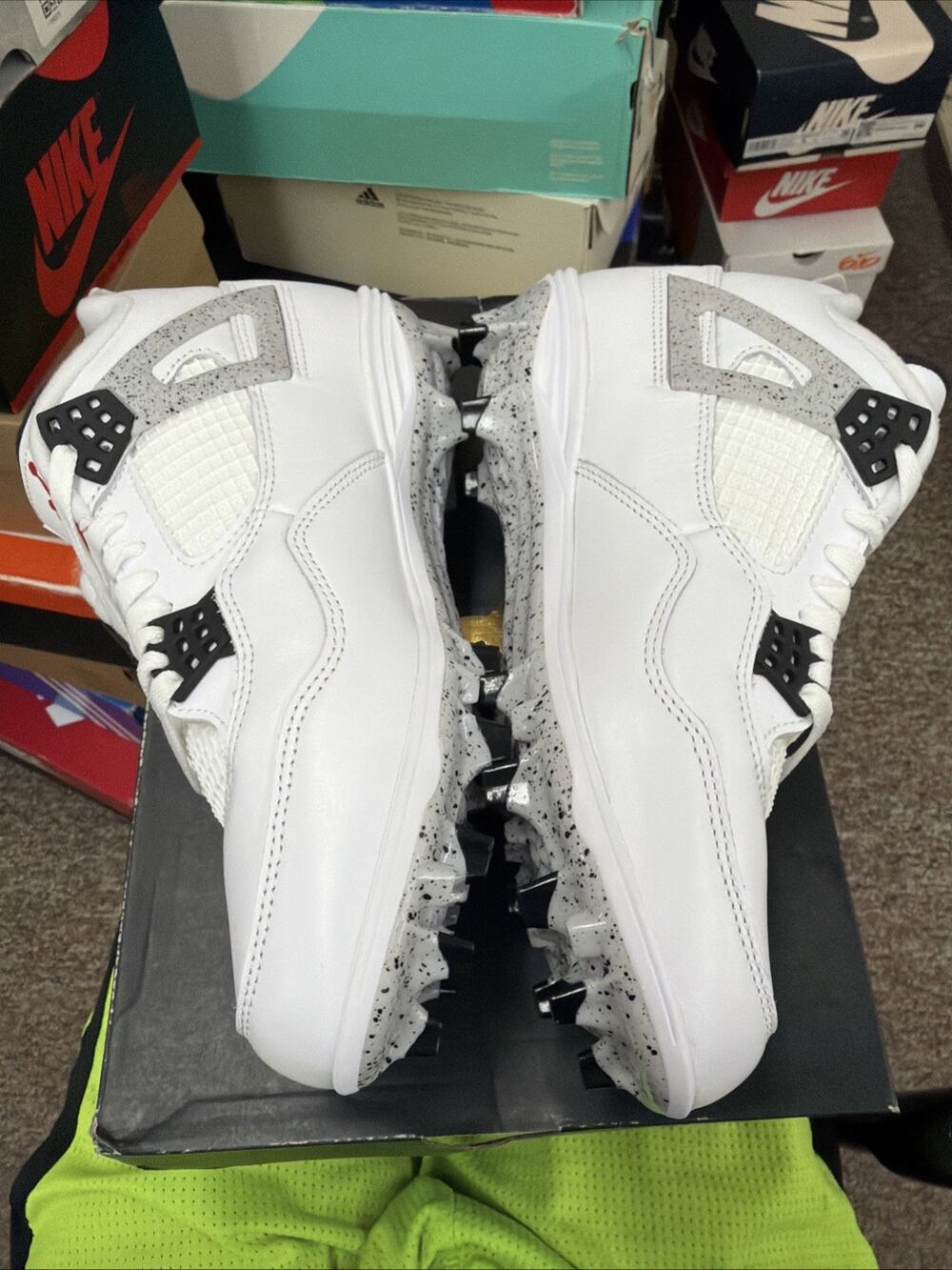 Size 8.5 - Air Jordan 4 Retro MCS White Cement BB